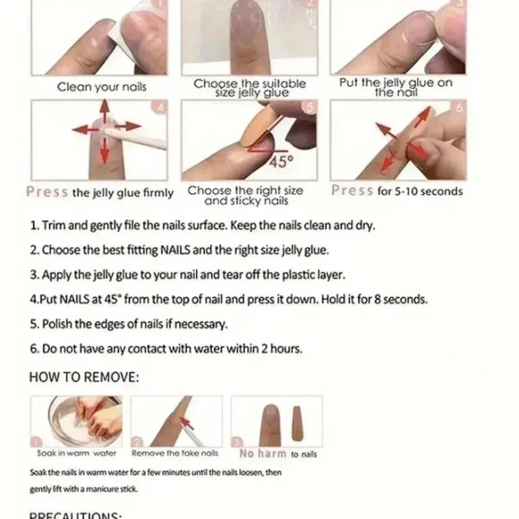 ✨Golden Glitter Snake Rhinestone Press-On Nails - Picture 5 of 5